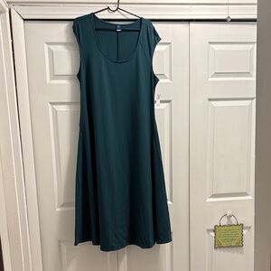 Old Navy Teal Midi Dress